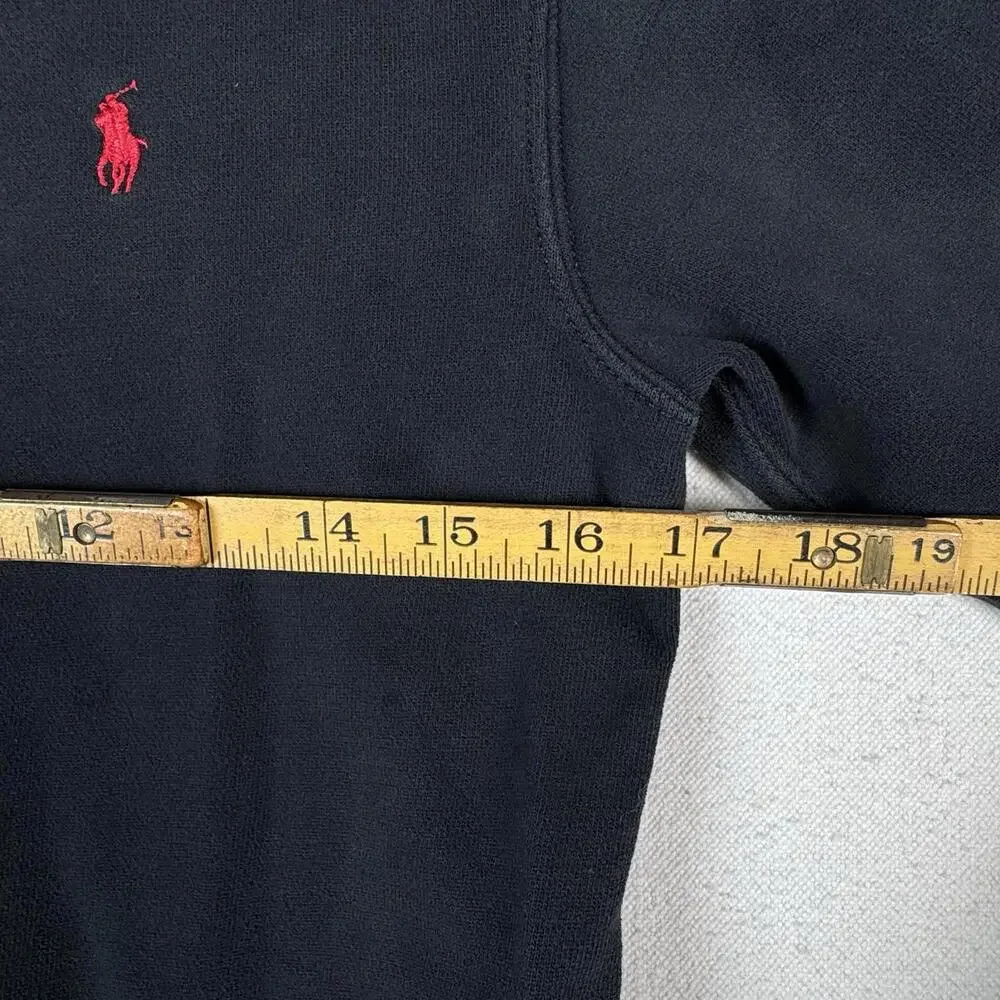 Vintage‎ Polo Ralph Lauren Boys Shawl Collar Sweater Small Size 8 Black Lux Soft